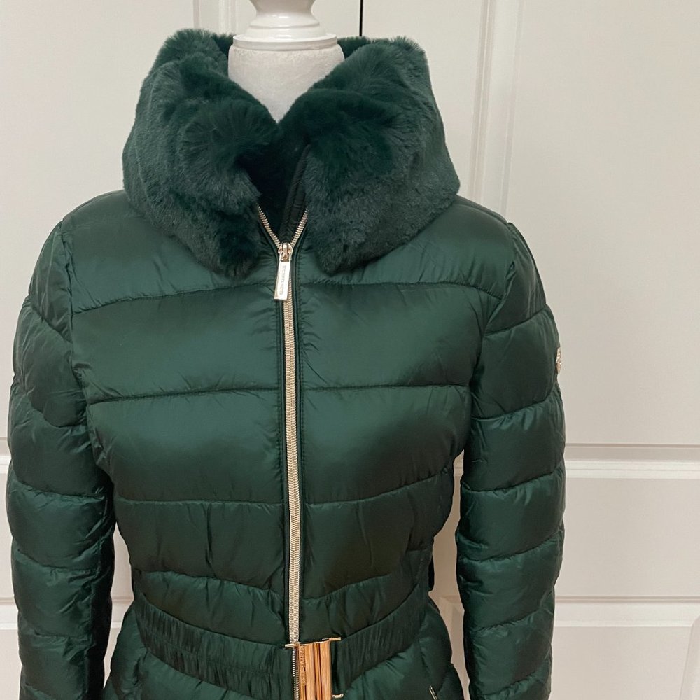 Faux Fur Longline Puffer Jacket  MICHAEL Michael Kors - Picture 3 of 8